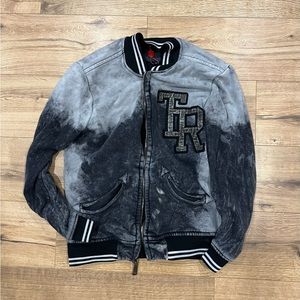 True Religion TR Varsity Bomber Jacket Medium